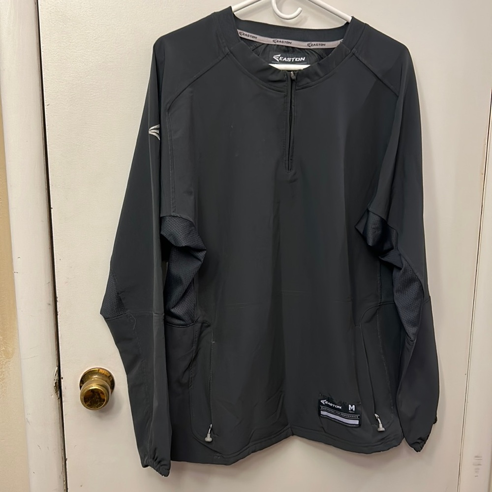 Easton Men’s Pull Over Jacket Grey Size Medium